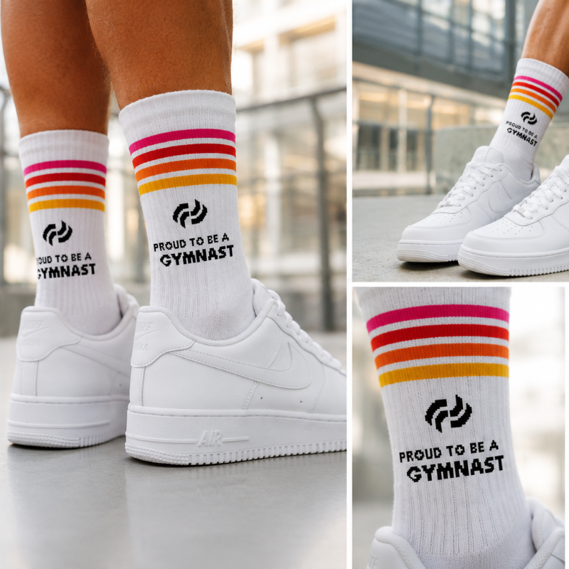 Proud to be a gymnast Socken
