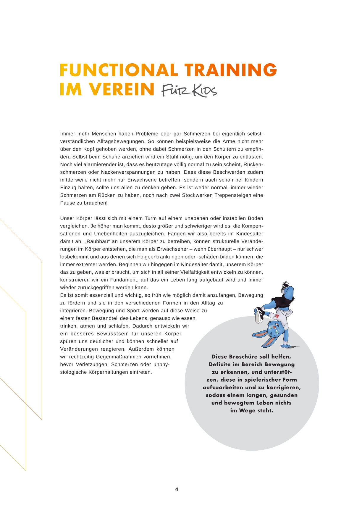 Kids-Broschüre - Functional Training im Verein für Kids