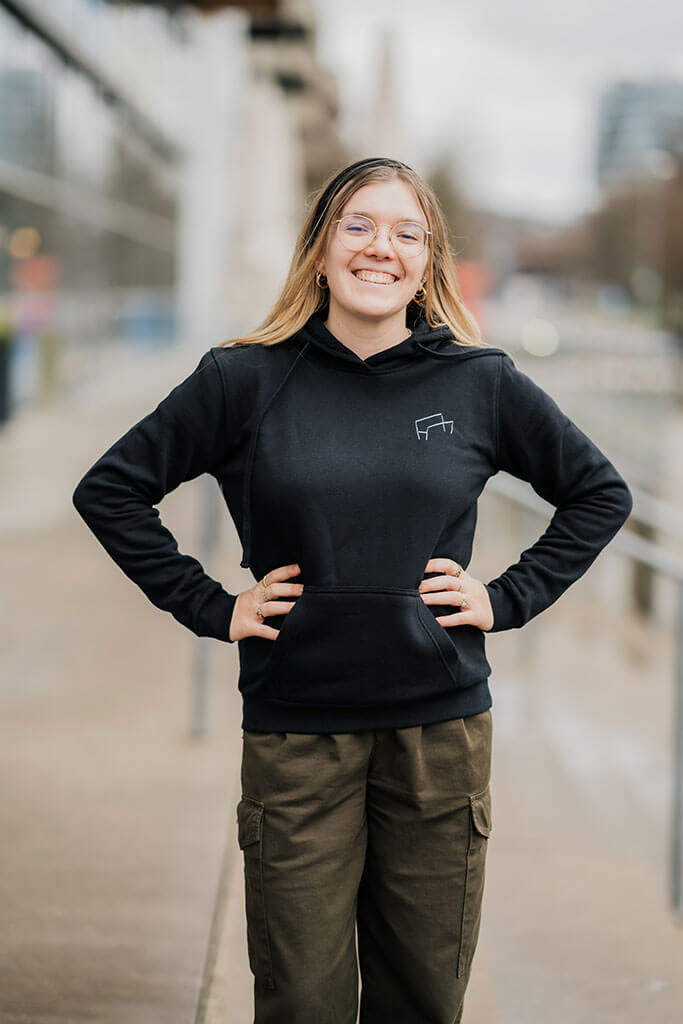 Hoodie Frauen Schwünge
